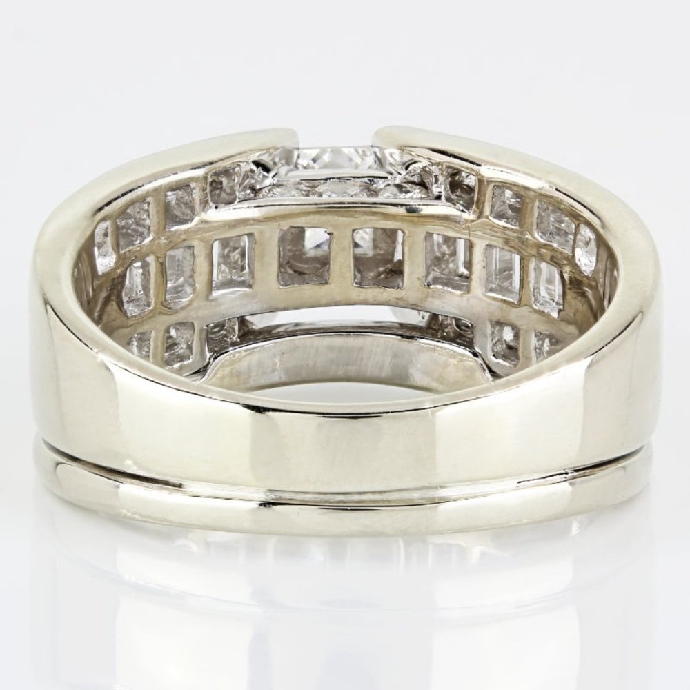 14K Yellow Gold Multi-Cut Diamond Cocktail / Anniversary Band - Picture 6 of 11